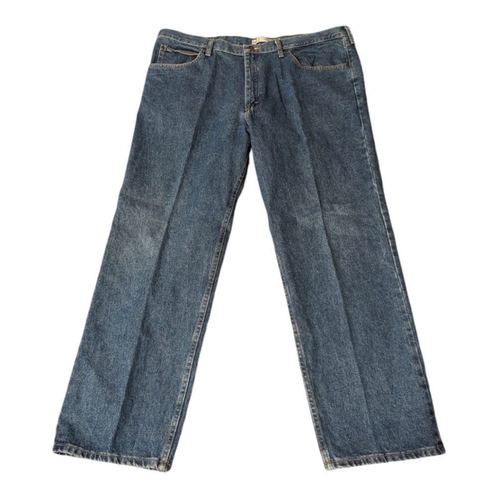 Vintage Lee Relaxed Fit Straight Leg Blue Jeans Pants #2055544 Men's 42W…